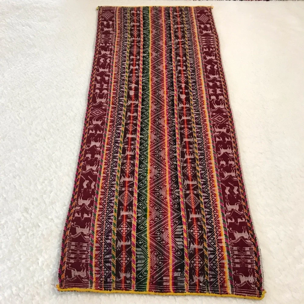 Peruvian Table-Runner Decorative Colorful‎ Woven